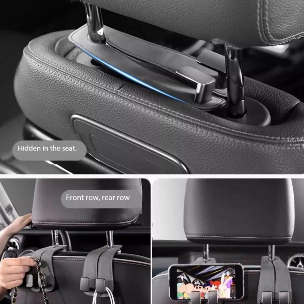 Leather Seat Back Hook Sturdy Car Tools New Interior Accessories Car