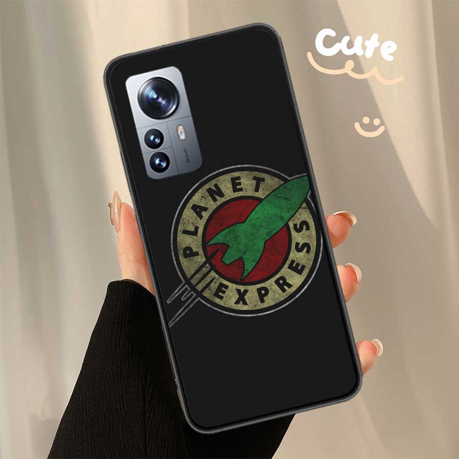 Futurama Planet Express Clear Phone For Xiaomi Poco X7 X6 X5 F6 F5 F7 Mi 14 Ultra 15 13 12 12X 12T 11T 10T Pro 11i 10 Lite Cover