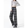 JAYSCE женские летние модные клетчатые брюки свободные повседневные брюки в стиле Сибуя простые и удобные домашние брюки