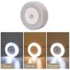 LED Touch Sensor Night Lights 3 Modes USB Rechargeable Lights Round Portable Dimming Night Lamp Room Decor