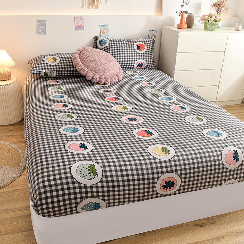 Матовая простыня на резинке, утолщенная ткань, простыни из микрофибры, односпальное постельное белье для двуспальной кровати размера Queen/King Size, чехол для матраса180