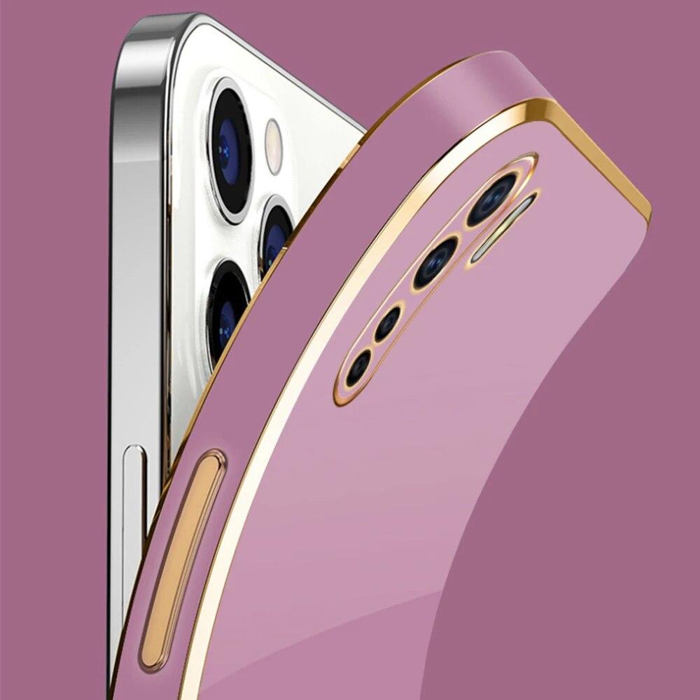 Чехол для OPPO A91, чехол для телефона Oppo A91, CPH2001, CPH2021, роскошный противоударный силиконовый чехол с квадратным покрытием, чехлы для задней панели oppo a91