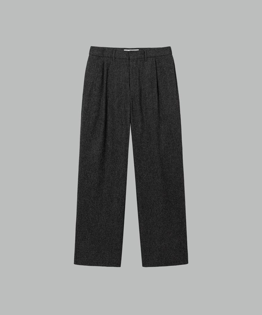 NONBLANK [Set Up] Wool Flannel Loose Fit Setup_Melange Grey