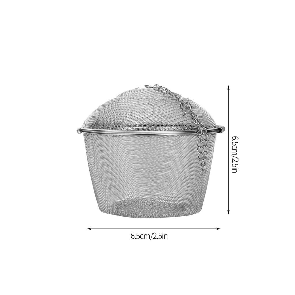 Stainless Steel Mesh Tea Ball Strainer Filters Tea Interval Diffuser For Loose Leaf Tea Herbal Spices Seasonings