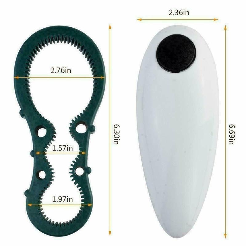 Cooks Professional Electric Tin Can Opener Automatic One Touch Battery Operated