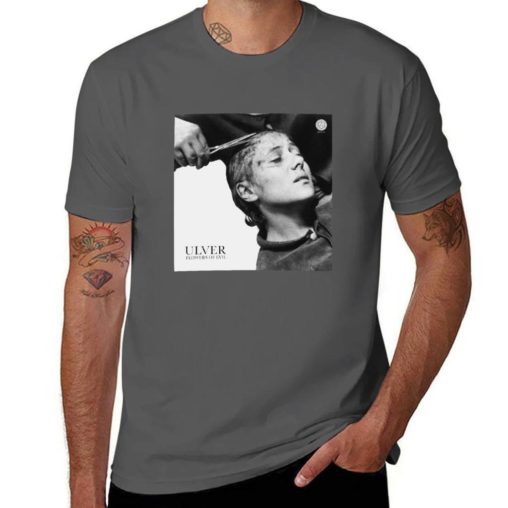 Ulver Flowers Of Evil Album Artwork Tshirt Casual All Match Short Sleeve Tshirt