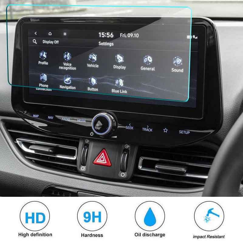 For Hyundai i30 PD FL 10.25 Inch Car GPS Navigation Screen Year Tempered Glass Screen Steel Protective Film