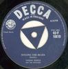 7inch Record TOMMY STEELE & THE STEELMEN - Singing The Blues 45F10819 Decca 1956 UK Rock Used