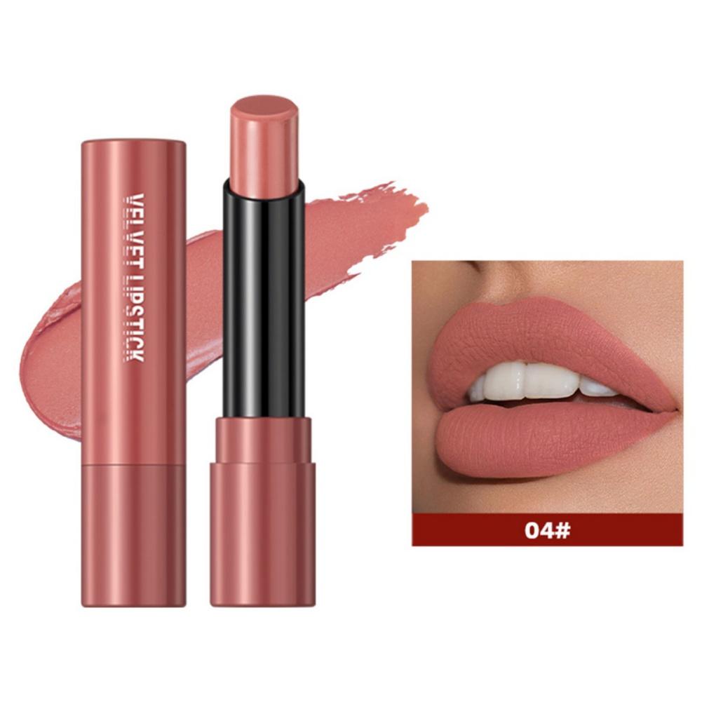 Velvet Lipstick Matte Texture Smooth and Soft Lip Long-lasting Lipstick