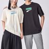 Puma Downtown American Letter Logo Print Casual Pullover Круглый вырез Дышащая футболка с коротким рукавом Унисекс Футболка Черная 535359-56