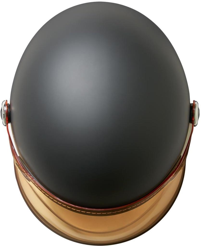 Мотоциклетный шлем MARUSHIN Jet MCJ6 BUBBLE RIDER MEN Размер L Матовый черный Код 05301002 (59~60см) Число