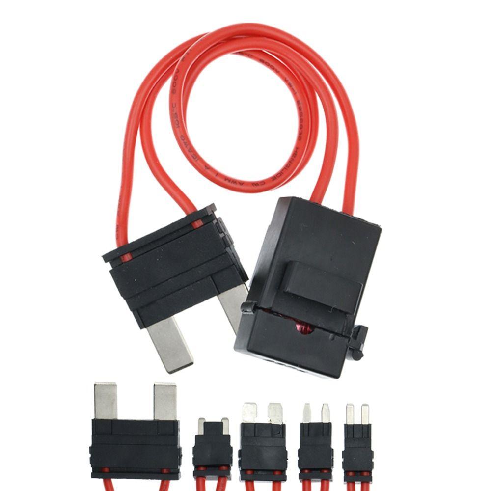 Модификация 16AWG большого размера, стандартный мини-предохранитель Micro2, удлинитель, автомобильный держатель предохранителя, блок предохранителей ACC