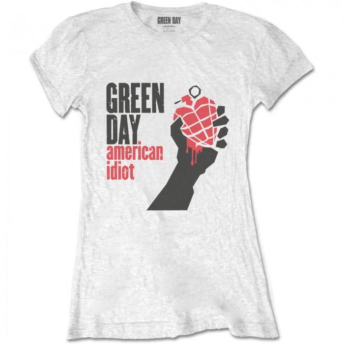 Green Day Женская/женская футболка American Idiot