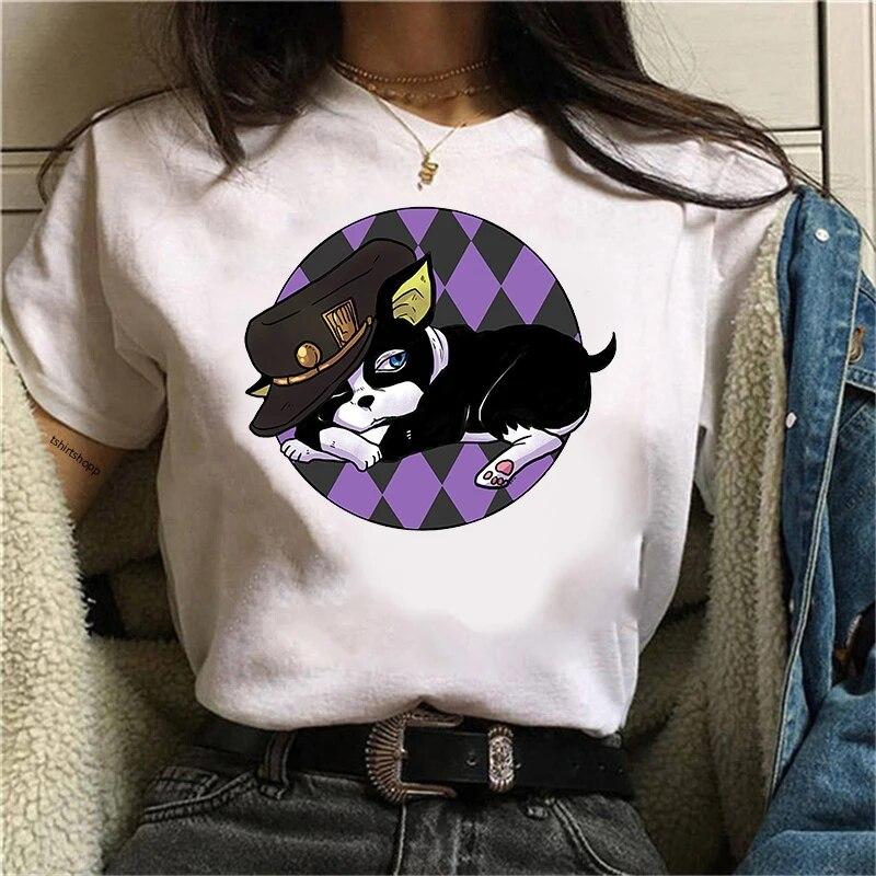 Новинка 2021 года, женская футболка Jojo Bizarre Adventure, летняя футболка с японским аниме, футболка Golden Experience, футболка с божьей коровкой, повседневная футболка в стиле хип-хоп, унисекс