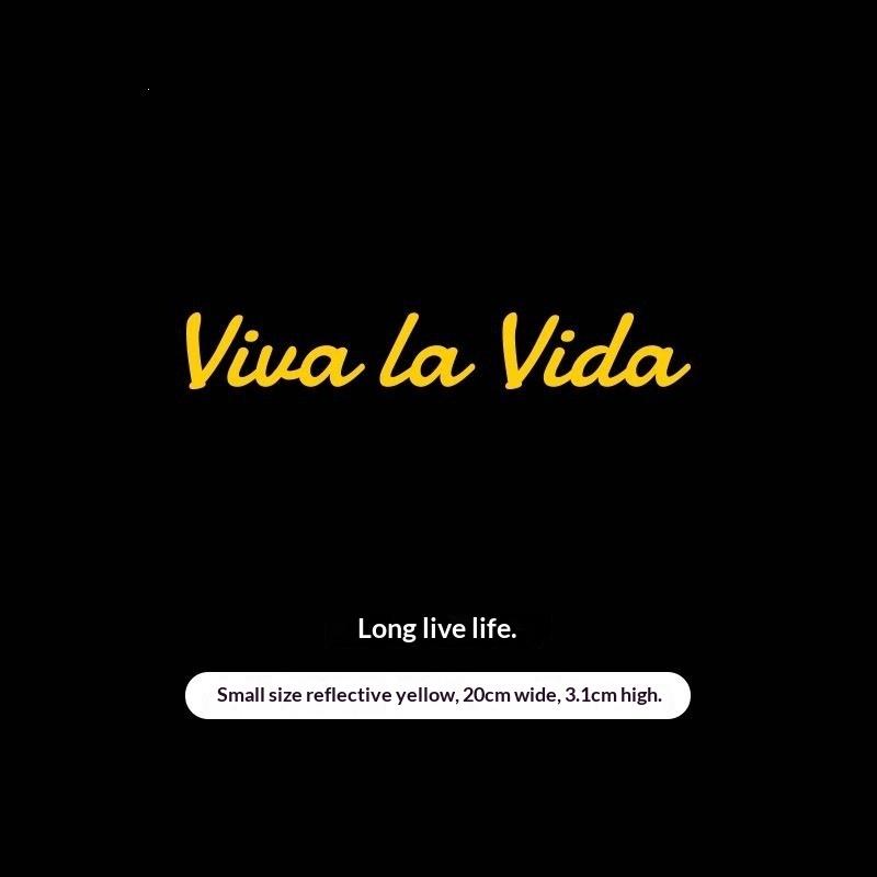 Viva La Vida Крутые Наклейки Для Бампера и Двери Автомобиля Шлема Мотоцикла Стрит Рейсинга Водонепроницаемые Наклейки