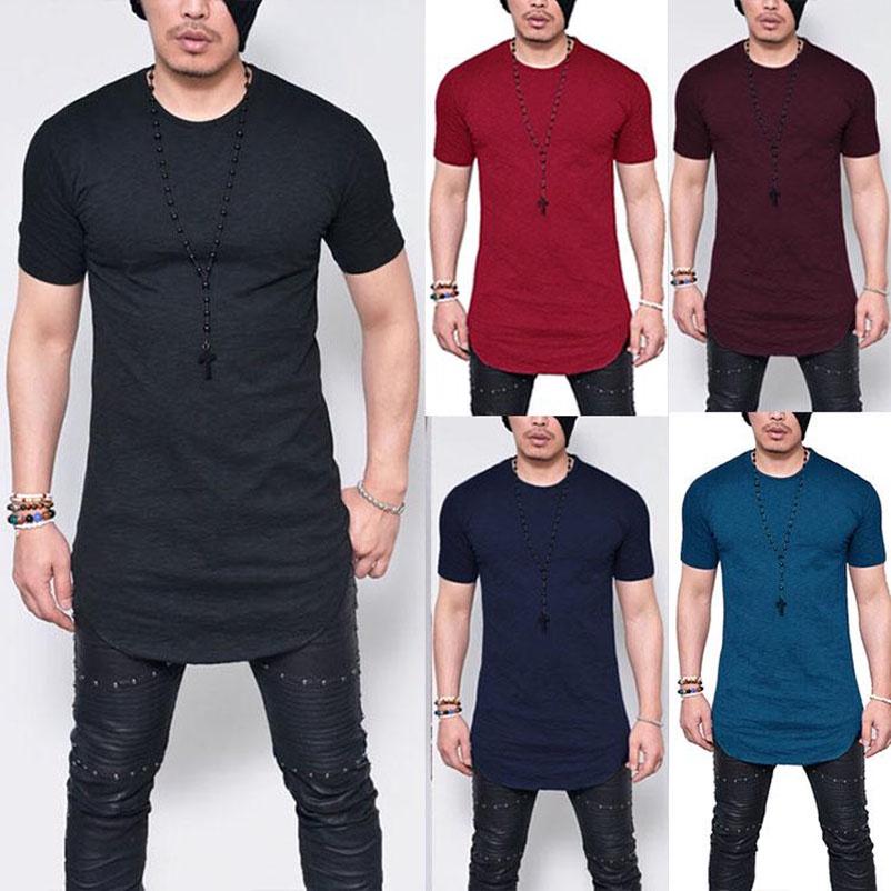 Ultra-comfortable Curve Hem Men T-shirt With Side Zipper In Premium Cotton Blends