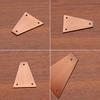 Professional Triangular Core Cover 3 Holes Metal Guitar Adjustment Rod Covers Electric Guitar Bass Replacement Parts