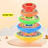 Desktop Game Flying Stacking Gyroscopes Gyro Folding Launcher Gyroscope Set  Boys Gift
