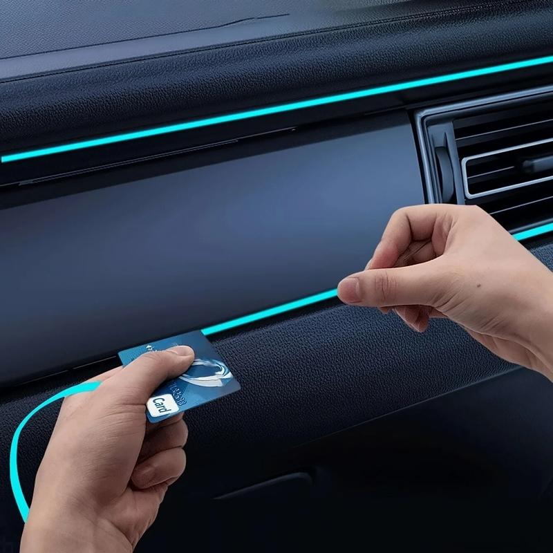 5M Atmosphere Lamp EL Cold Light Line With USB DIY Decorative Dash Board Console Auto LED Ambient Light Car Interior Accessories