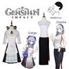 Polyester Fabric Genshin Impact Amber Tea Collaboration Cosplay Costume Elegant And Charming Anime Game Clothing