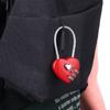 Suitcase Code Valentine's Day Luggage Heart Shaped Lock Padlock 3 Digit Password Security Tool