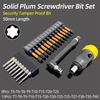 Набор сверл с защитой от несанкционированного доступа, магнитные биты для отверток, шестигранный хвостовик 1/4 дюйма, отвертка из стали S2 50/150 мм, ручной инструмент T6-T40