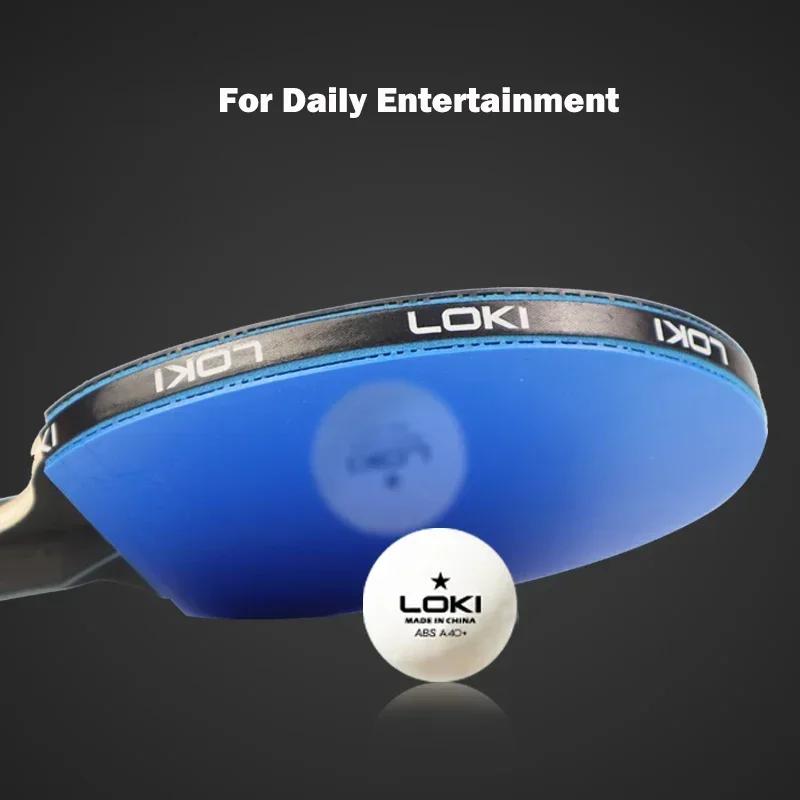Набор ракеток для настольного тенниса LOKI K5000 с 2 мячами для пинг-понга, 2 защитными накладками на край и 1 чехлом для ракетки для тренировок новичков