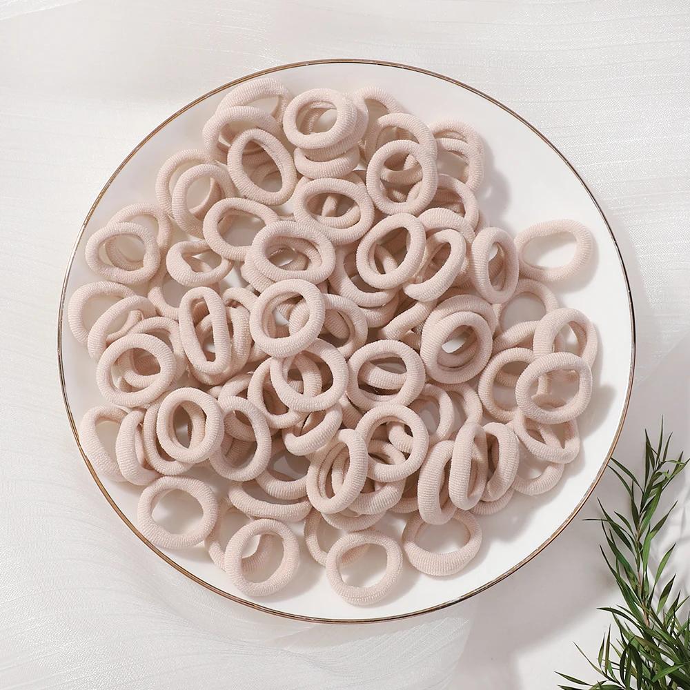 20 шт./лот Эластичные резинки для волос для девочек, плюшевые резинки с помпонами для детей, резинки-скранчи для волос, детские аксессуары для волос