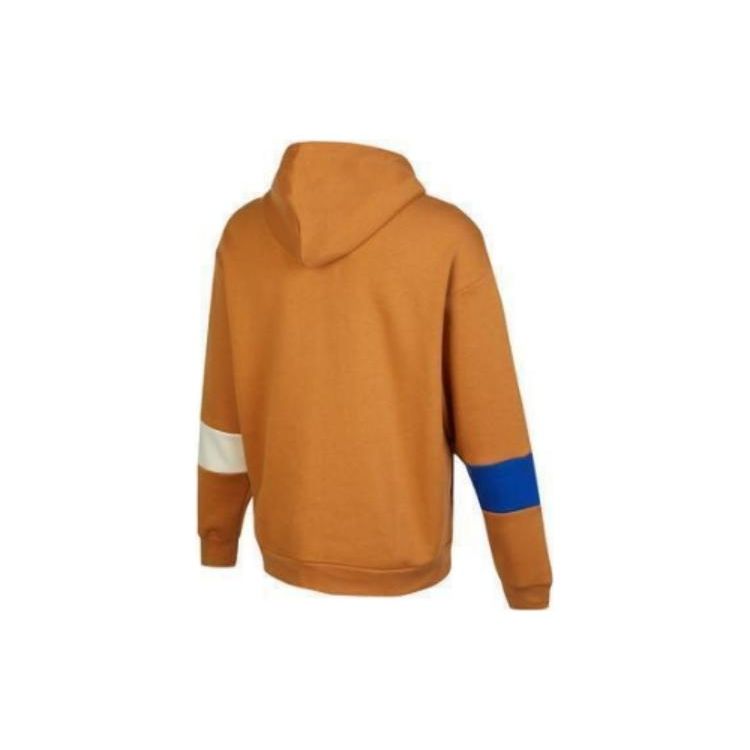 Puma Color Block Drawstring Hooded Logo Embroidered Zipper Jacket Unisex Jackets Yellow 539729-74