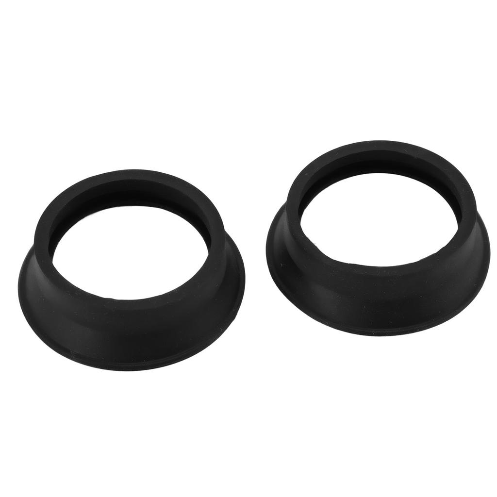 2pcs Scope Eyepiece Eyecup Foldable Soft Rubber Eyepiece Cover for 28 To 32mm Microscope Monocular