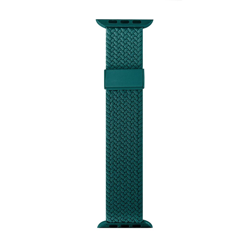 Pasek nylonowy Puro Loop do Apple Watch 42 / 44 / 45 / 49 mm - ciemnozielony