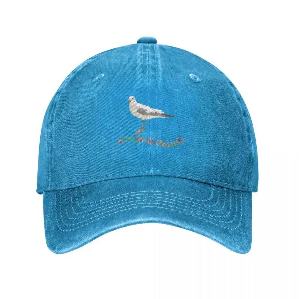 Чайка на темно-синей бейсболке Военная кепка Унисекс Для пляжа Кепка-snapback Унисекс Теннис Женская
