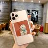 Забавный чехол для телефона с милым котом для Iphone 11 12 13 14 Pro Max Mini Xs Max X Xr Iphone Se 2020 7 8 Plus Прозрачный чехол Капа