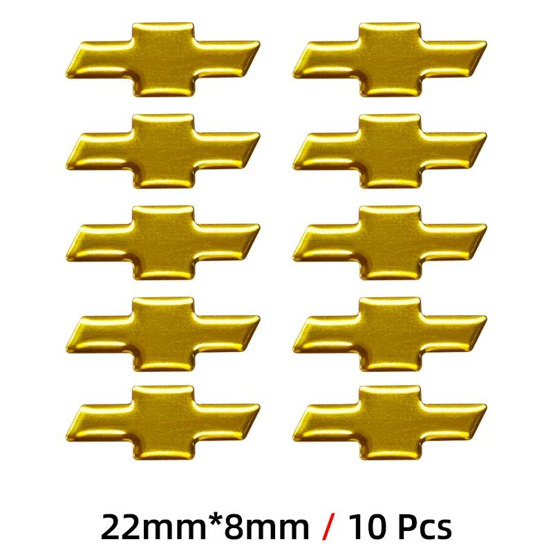 18 мм 22 мм Алюминиевая наклейка-эмблема на брелок автомобиля Автоаксессуары Для Chevrolet Colorado Cruze Spark Captiva Malibu Aveo