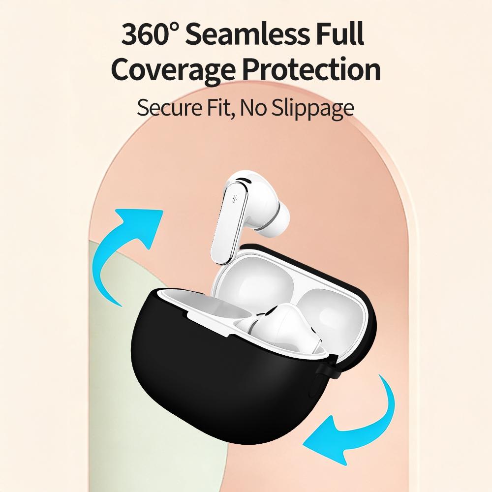 Для Huawei FreeBuds Pro 5 Силиконовый чехол Беспроводные наушники Защитная крышка от царапин с карабином