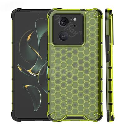Противоударный прозрачный чехол для Xiaomi 13T Pro Чехол-броня сотовой структуры для Xiaomi 13T Pro Чехол-накладка для Xiaomi 13T Pro 6,67 дюйма