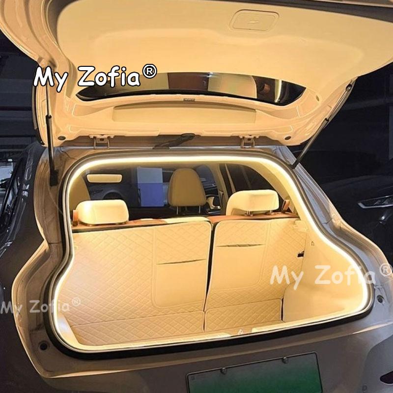 Car Trunk LED Light Ambient Interior Decorative Lamp Cargo Area Glow Light Protective Accessories For GWM Ora 5 2025 2026 2027