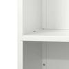 Firewood Rack White 40 x 30 x 80 cm Cold Rolled Steel