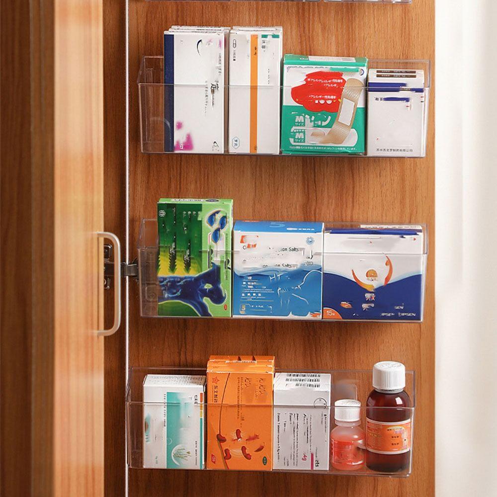 Прозрачная классификация стеллаж для хранения Коробки для хранения лекарств без отверстий Коробка для хранения подарков