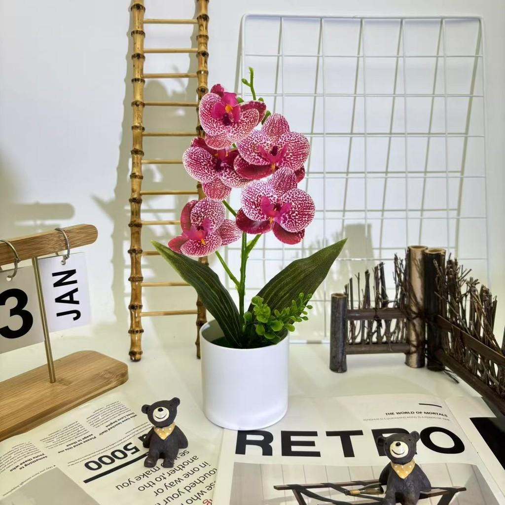 Artificial Orchid Butterfly Flower Bouquet For Home Decor And Event Arrangements