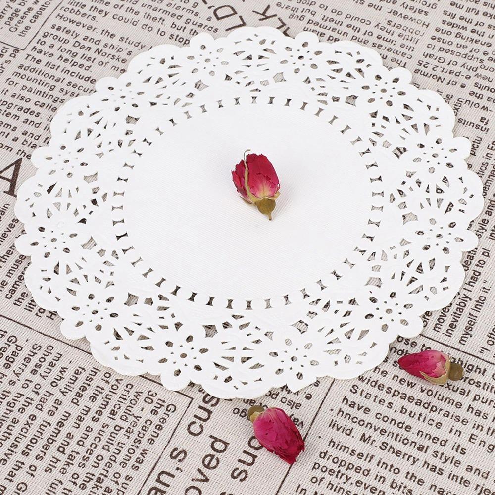 150pcs Paper Lace Paper Doilies White Baking Paper Doilies Wedding Birthday