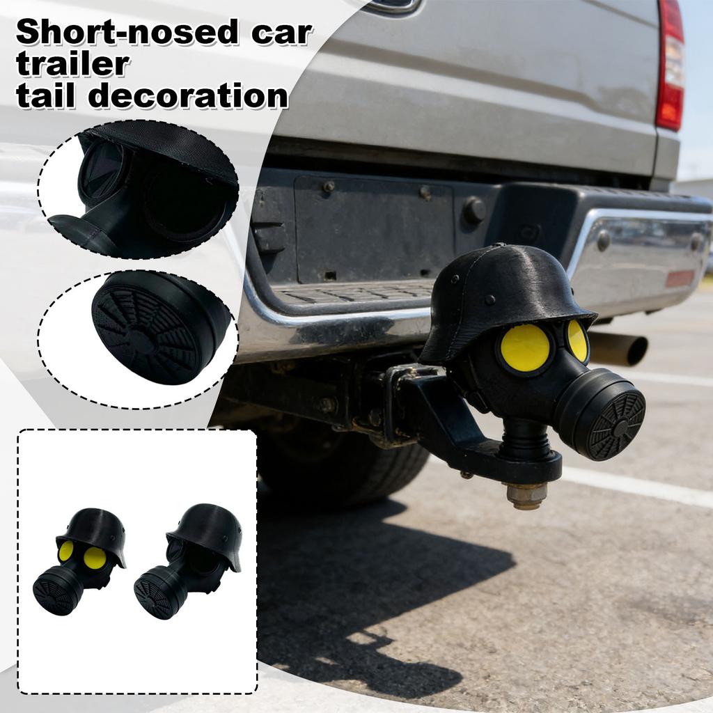 Крышка для сцепного устройства прицепа, Крышки подшипников ступицы прицепа, Защитная крышка сцепного шара в форме противогаза, Универсальная заглушка для дышла