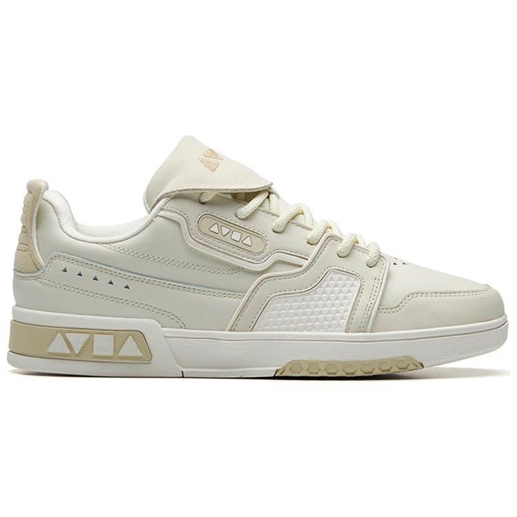 Anta Aoyou Casual Trend Slip Resistant Shock Absorbing Wear Устойчивые к Низким Верхам Кроссовки Для Скейтбординга Мужские Кроссовки Белые Желтые 112238073-2