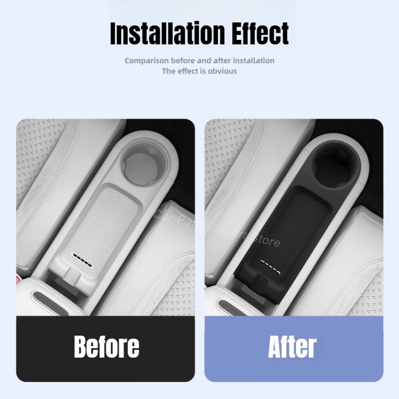 For NIO Firefly Silicone Wireless Charging Pad Anti-slip Cup Holder Cover Mat Car Cup Holder Pad Stowing Tidying Modification