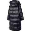 Vans Big Hood Long Comfortable Fashion Down Jacket Women Outerwear Black VN000R43BLK