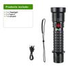 30W Professional Diving Flashlight IPX8 Waterproof Amphibious Powerful Torch White+Yellow Light Scuba Flashlights Underwater Lantern