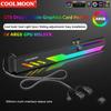 Держатель для видеокарты COOLMOON GT8, 5V ARGB, Горизонтальный кронштейн-поддержка для GPU, Стенд для видеокарты ПК, для DIY материнских плат