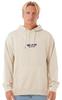 Sweatshirt Hoodie Logo M QUEST Stylish VINTAGE WHITE [Rip Curl] Men's (Brand Print) [06UMFL / HOOD]