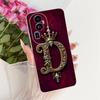 Чехол для OPPO Reno 10 Pro+ CPH2521 Роскошная Корона Буквы Мягкий Силикон ТПУ Чехол для Телефона Для OPPO Reno 10 Pro Reno10 Pro Plus Funda