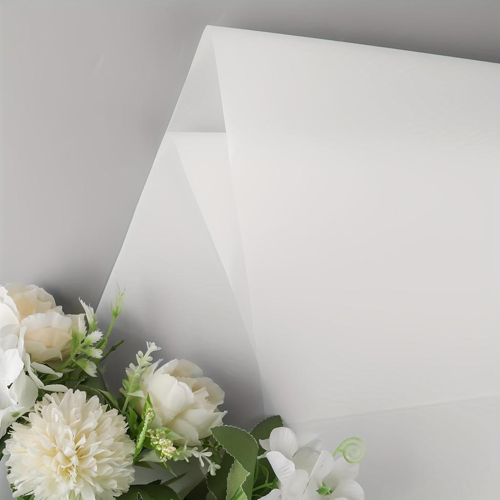 20 листов бумаги для цветочных пакетов размером 22,8 * 22,8 дюйма - водонепроницаемая бумага для цветочных пакетов, товары для цветочных магазинов, бумага для упаковки подарков на свадьбу, день рождения, своими руками ((белый))